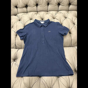 Blue Lacoste Polo, S
